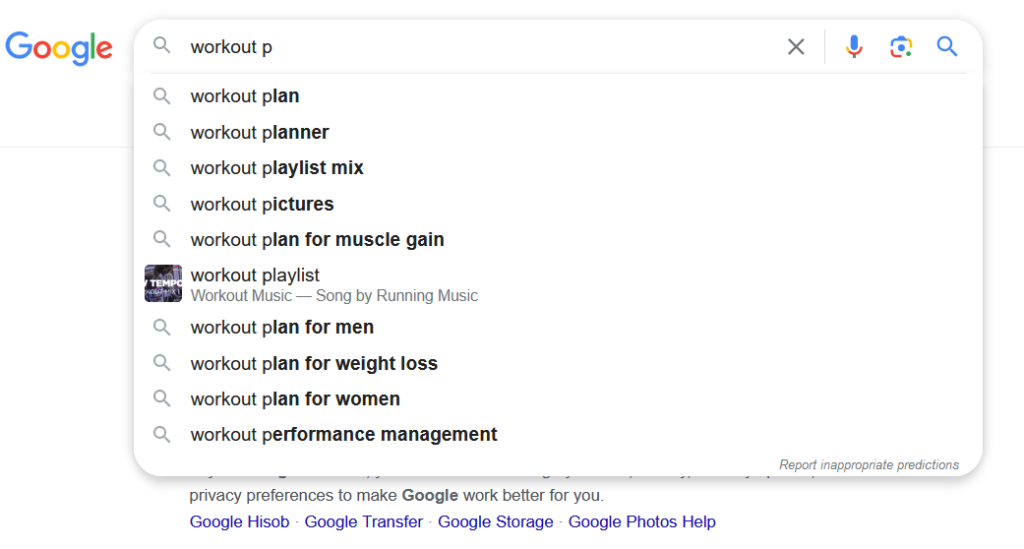google keyword research using google suggest