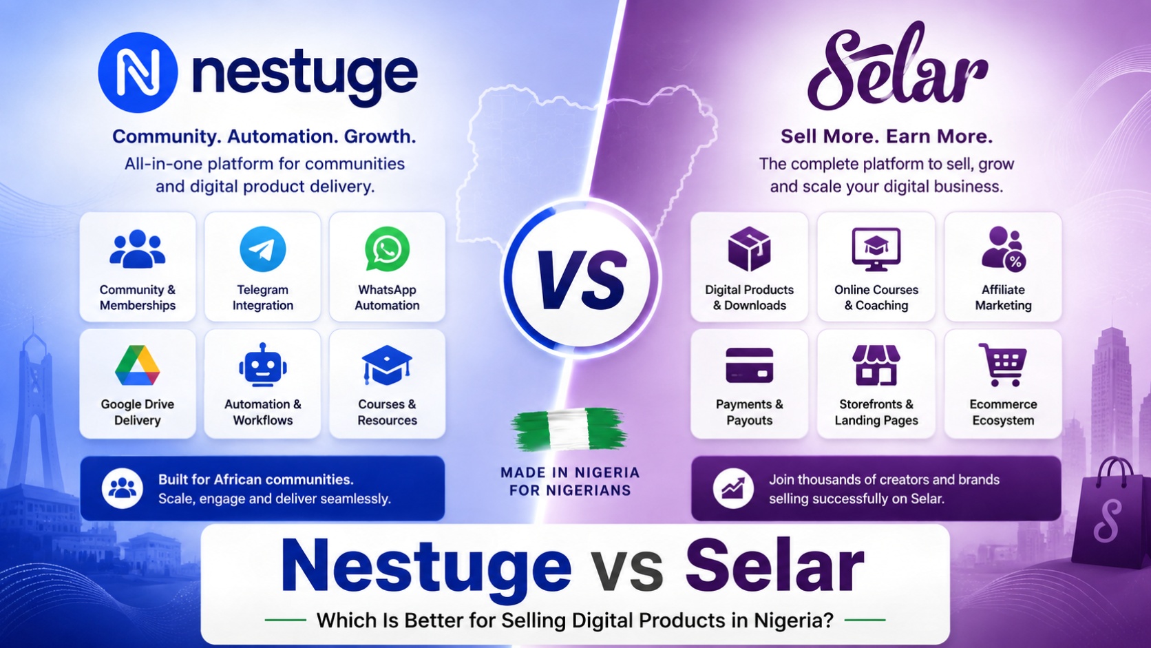 Nestuge vs Selar: The Best Affiliate Marketing Platform in Nigeria